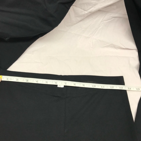 NEW 2 Pack American Apparel Black Leggings Tights Size M Cotton Spandex Yoga M - Picture 7 of 10